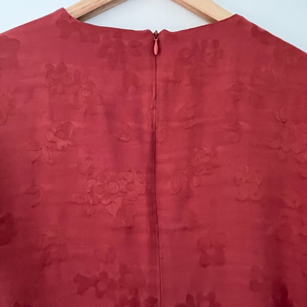 HATCH Maternity The James Dress in Faded Coral Floral | Size 2 - Picture 5 of 8